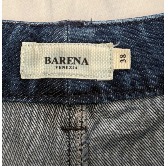 BARENA Venezia Women's Wide Leg Trouser Jeans Made in Italy - Picture 3 of 13